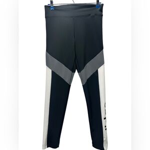 Adidas Areoready Black/White/Gray Tricolor Leggings Size S